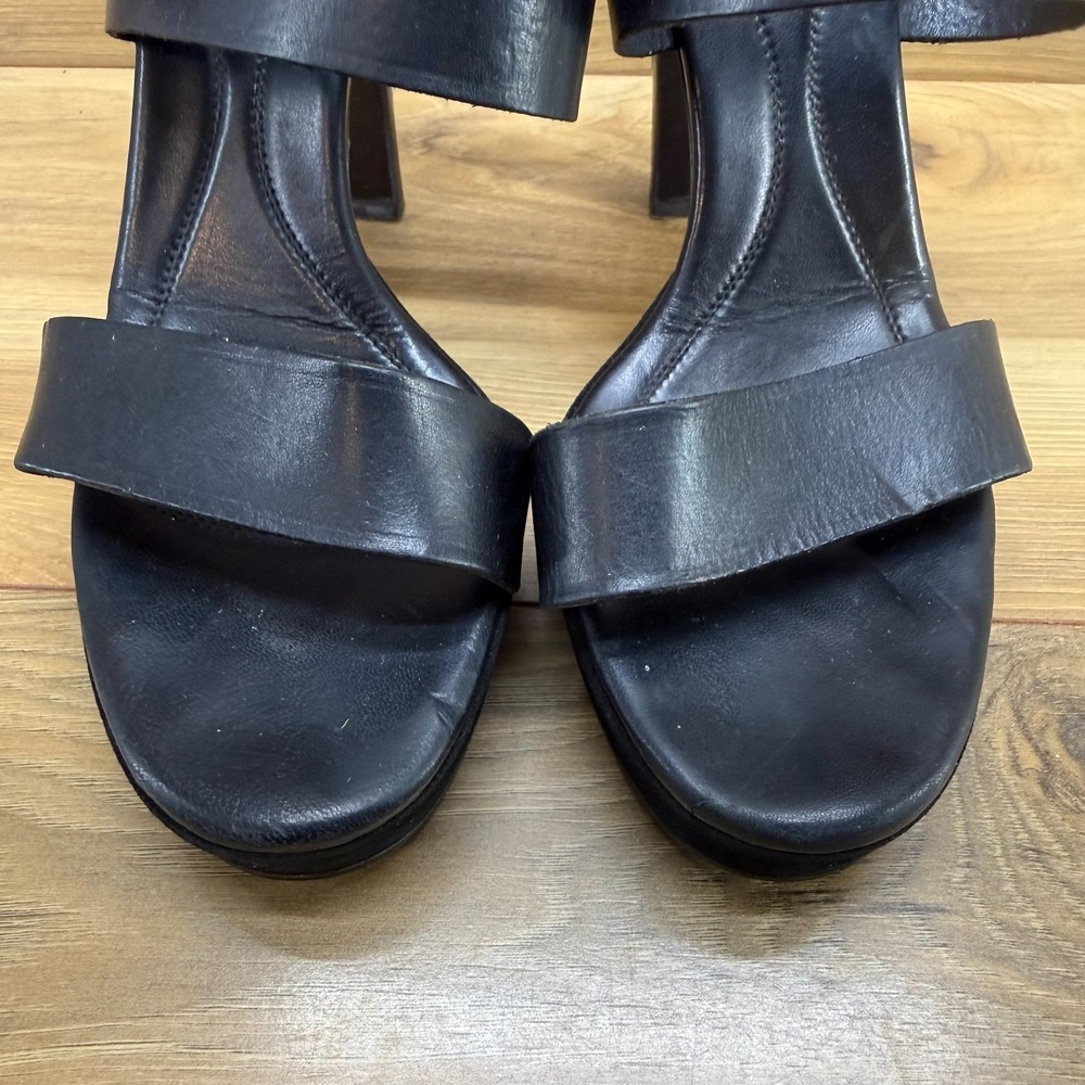 Yves Saint Laurent YSL Platform Heels Womens 10 EU 40 Y2K Slingback Sandals - Picture 5 of 11